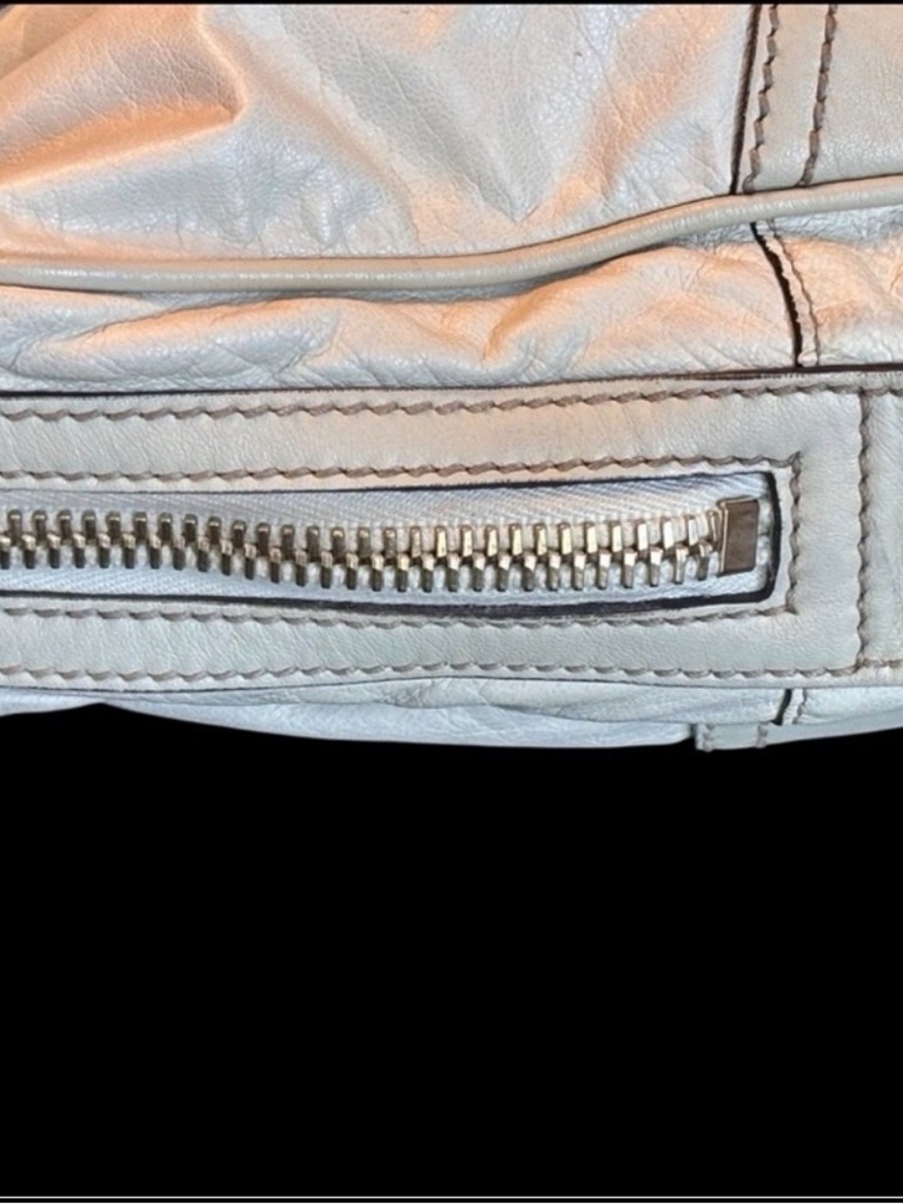 AUTHENTIC GUCCI EGGSHELL BRITT LEATHER SHOULDER BAG-GOLD GG HW-THIS IS THE ONE! - Picture 6 of 9